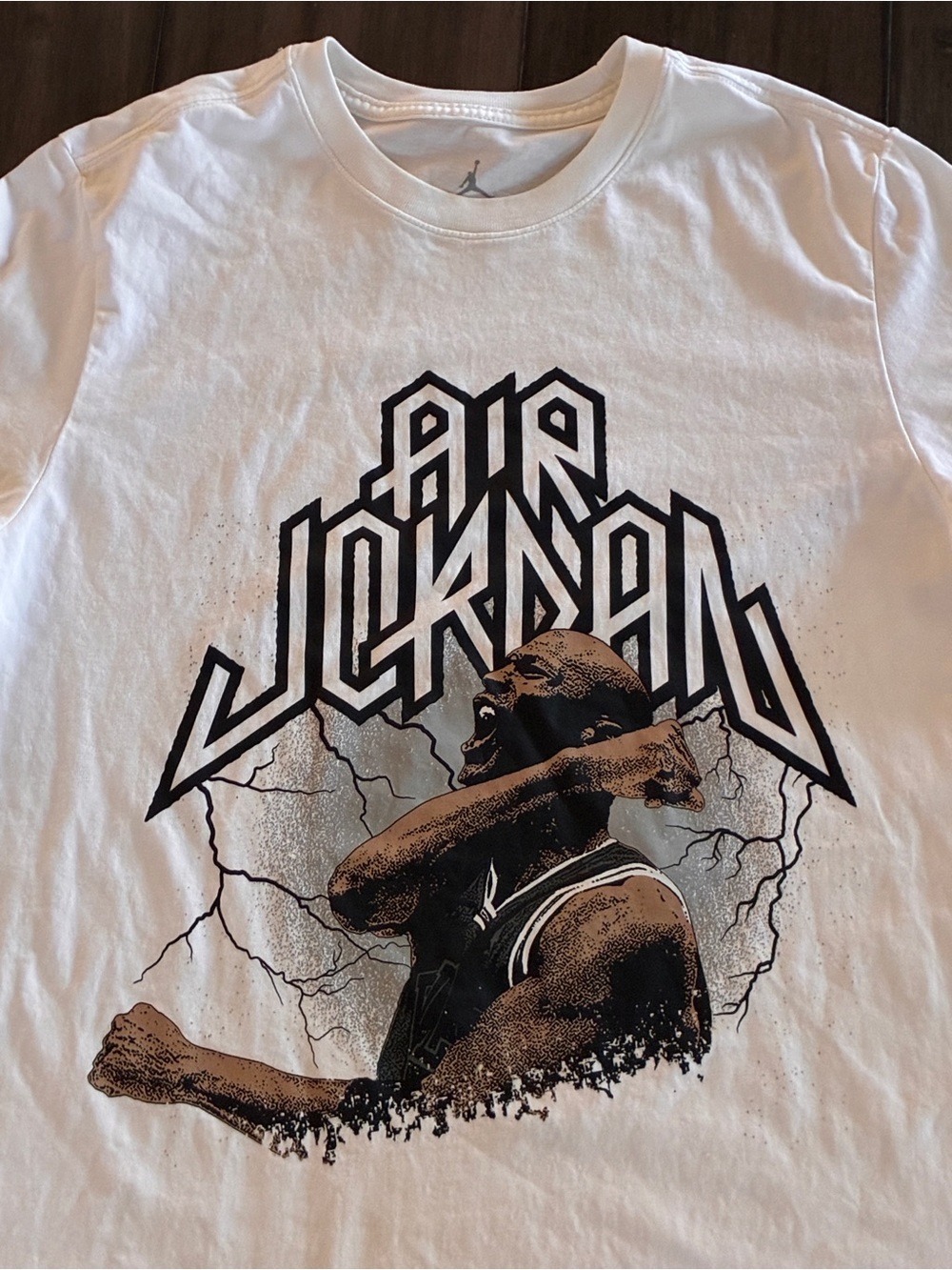 Air Jordan Michael Jordan Lightning Graphic Tee - Size Large View 3